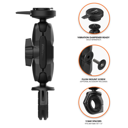 ROKFORM PRO BALL MOTORCYCLE PHONE MOUNT For Emoto / Ebike / Escooter