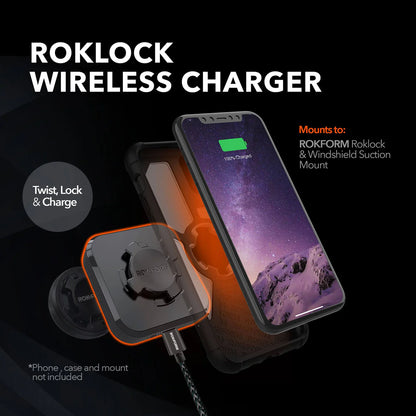 ROKFORM ROKLOCK™ WIRELESS CHARGER for Apple, Android, and more!