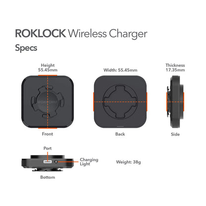 ROKFORM ROKLOCK™ WIRELESS CHARGER for Apple, Android, and more!