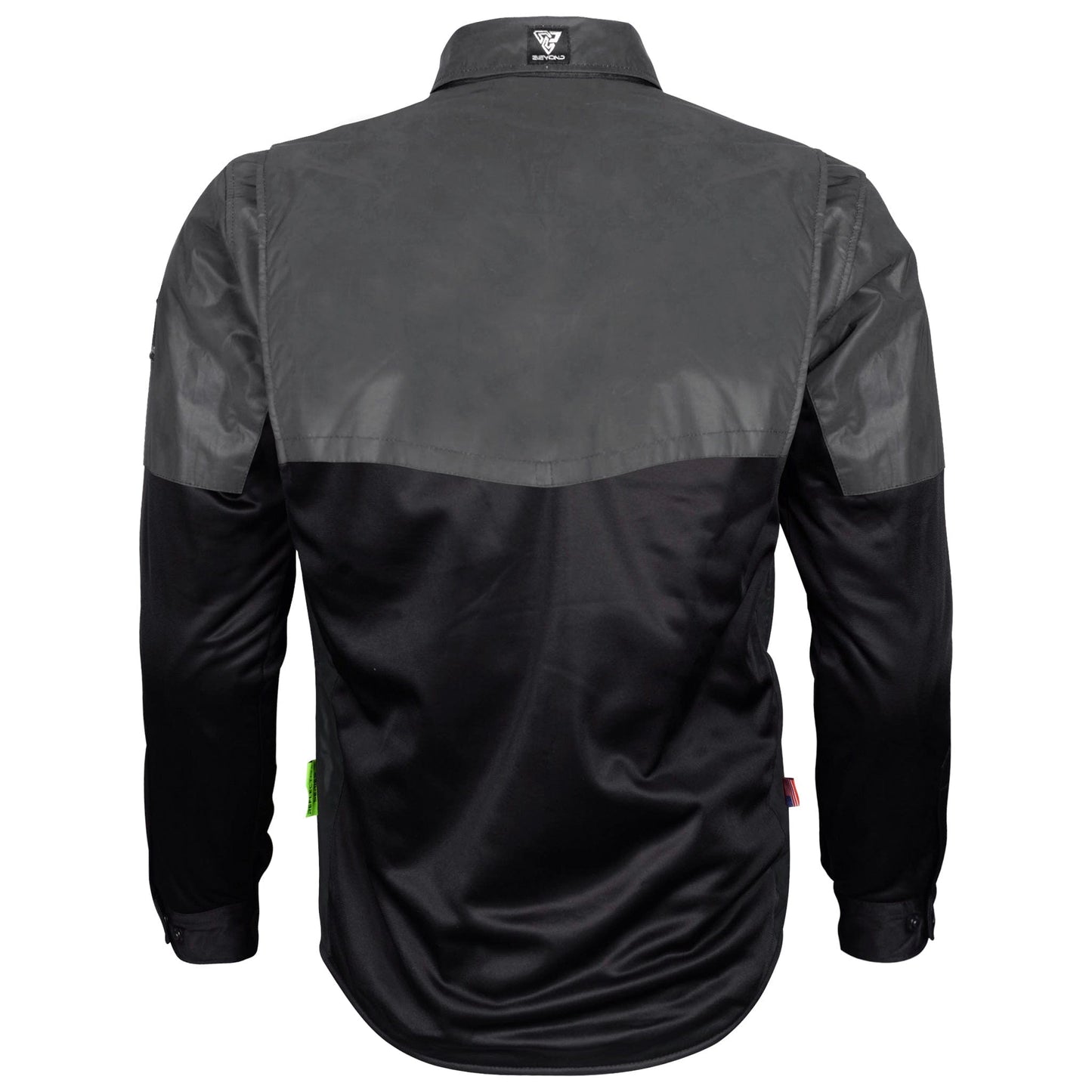 Ultra Reflective Shirt "Nightfall Nebula" - Black with Pads - REVRides