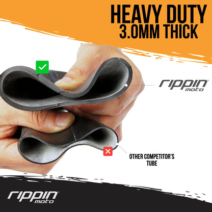 Rippin Moto 90/100-16 (3.25/3.50-16) Heavy Duty Motorcycle Inner Tube - 3mm Thick - REVRides