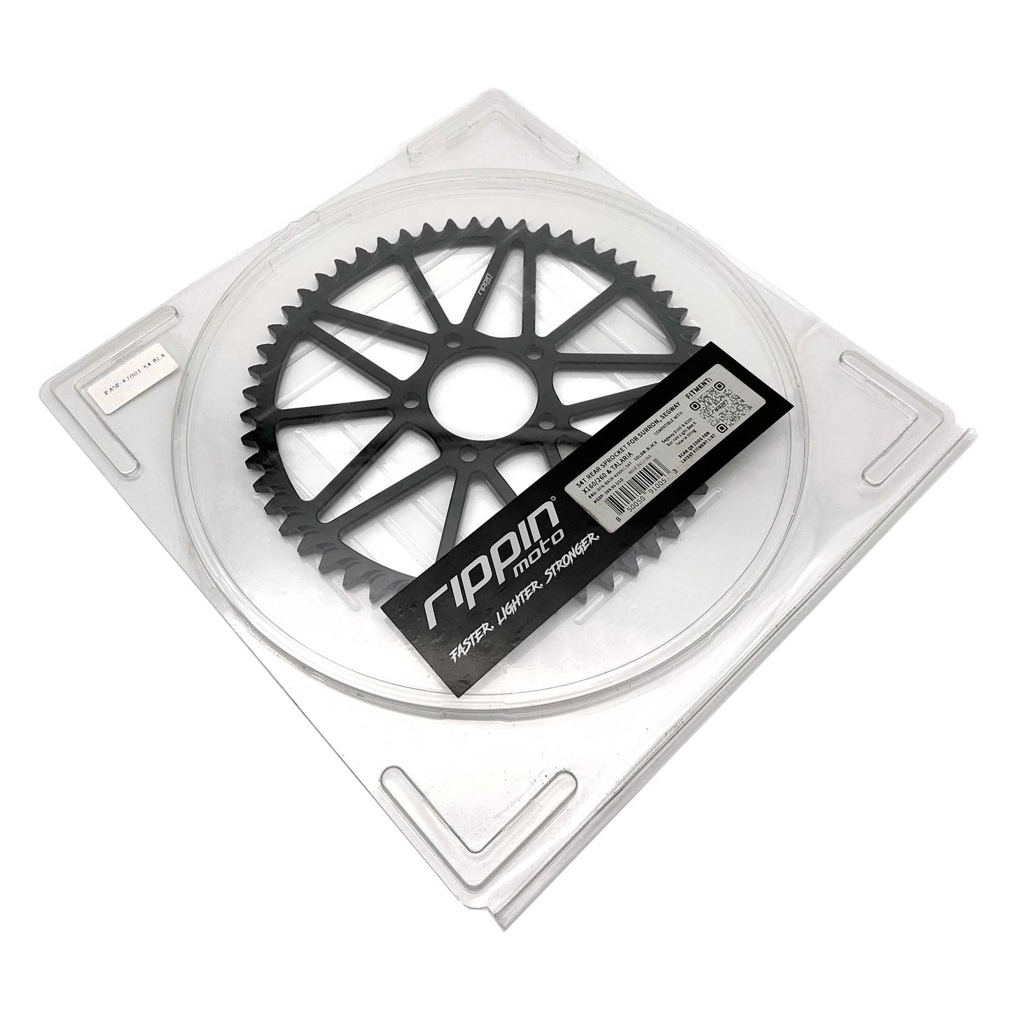 Rippin Moto 54 Tooth Sprocket for Surron Light Bee X,  Segway X160 X260 & Talaria Sting MX3 MX4 - REVRides