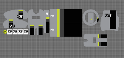 C1X style Replica decal kit for Super 73 RX - REVRides