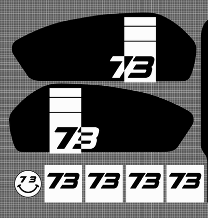 C1X style Replica decal kit for Super 73 RX - REVRides