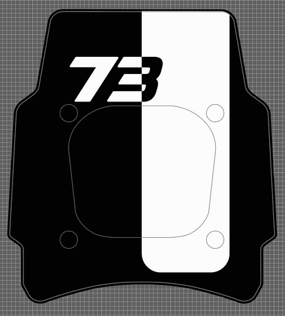 Front Headlight plate Replica decal For Super73 Rx / Adventure series - REVRides