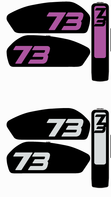 Adventure style 3pc battery Replica decals for Super 73 R / Rx / S2 - REVRides