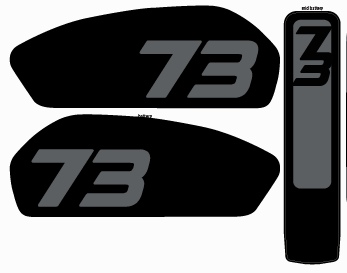 Adventure style 3pc battery Replica decals for Super 73 R / Rx / S2 - REVRides