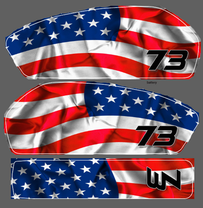 MERICA' decal kit Super 73 RX / R / (New S2 adventure) - REVRides