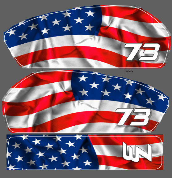 MERICA' decal kit Super 73 RX / R / (New S2 adventure) - REVRides