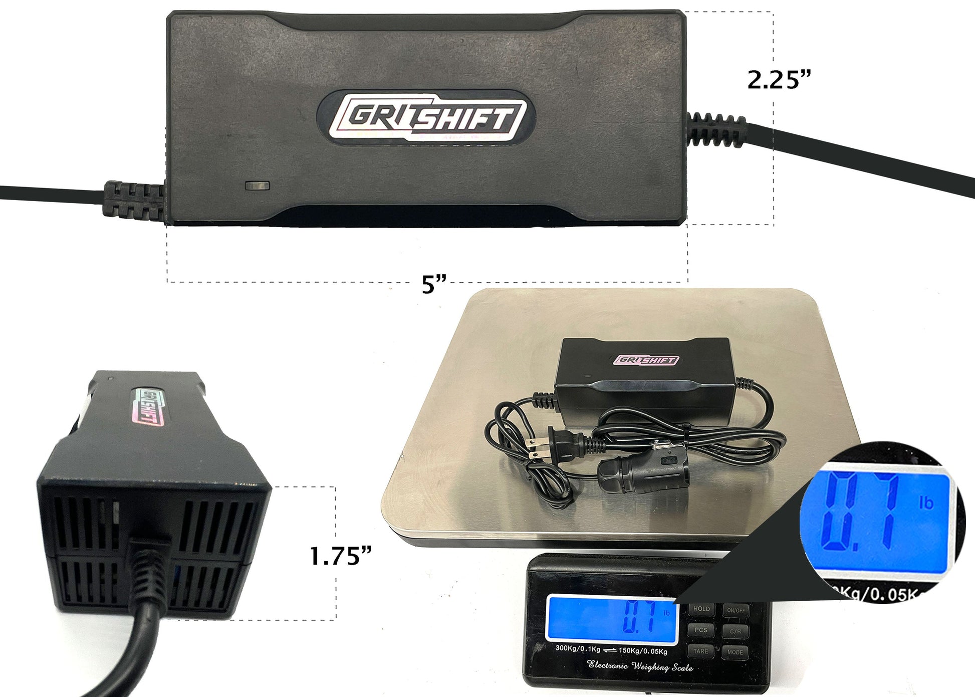 GritShift 60V 2 Amp Portable Charger - REVRides