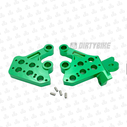 DirtyBike CNC Aluminum Foot Peg Bracket for Surron LBX, Segway - REVRides