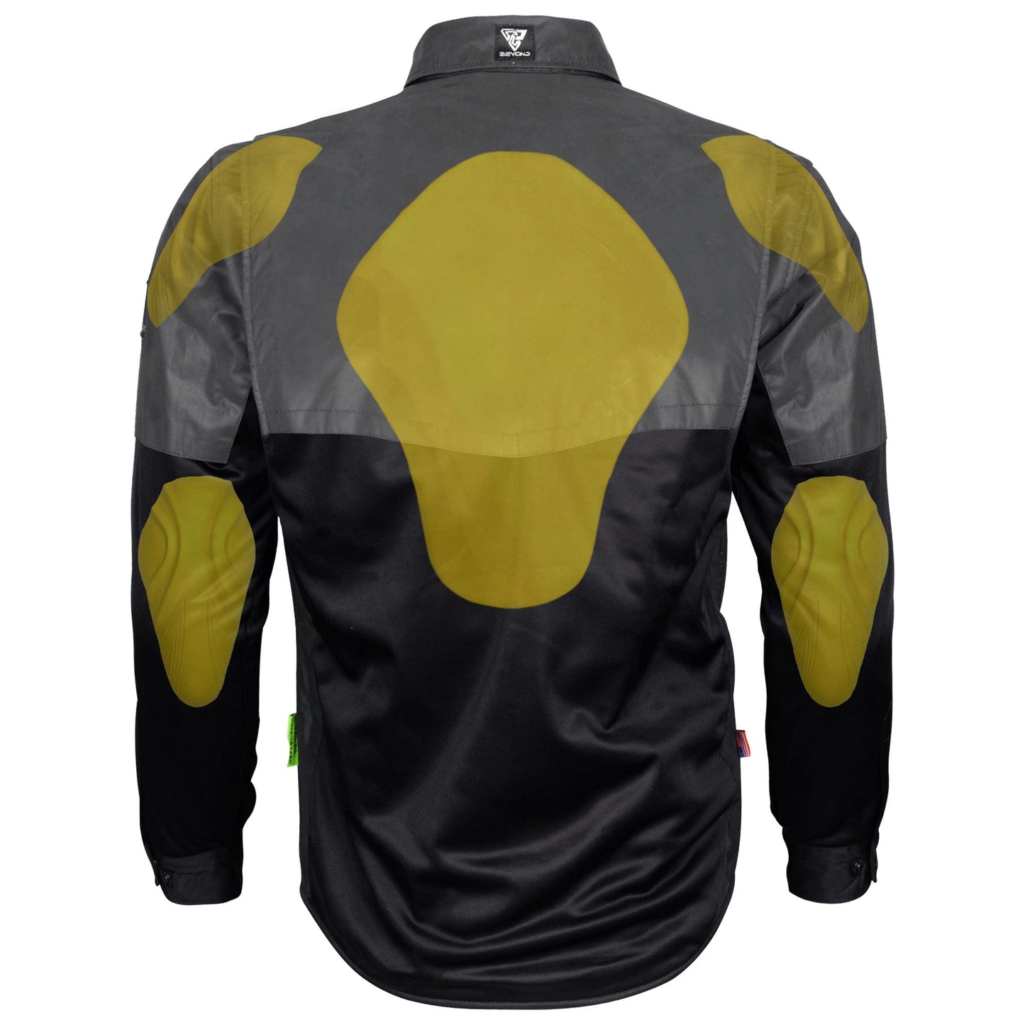 Ultra Reflective Shirt "Nightfall Nebula" - Black with Pads - REVRides