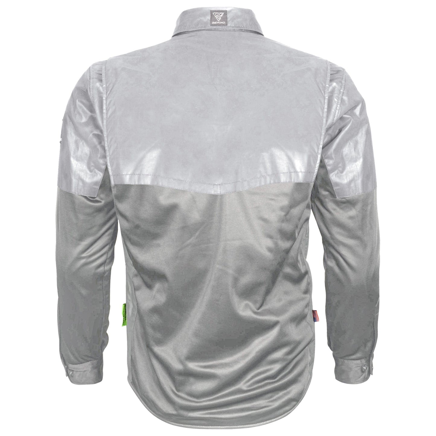 Ultra Reflective Shirt "Twilight Titanium" - Gray with Pads - REVRides