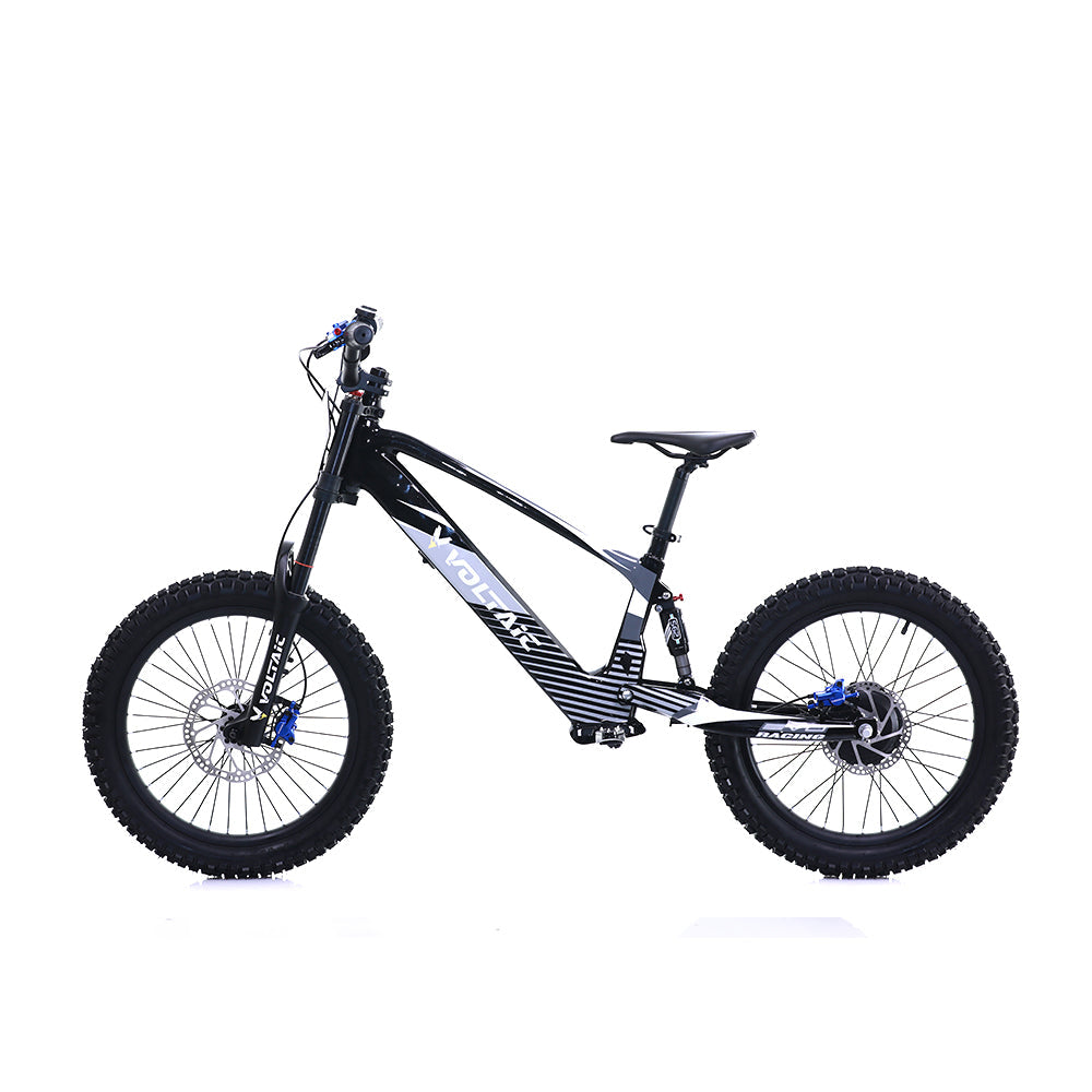 Voltaic Youth Electric Dirt Bike 20'' Flying Fox Black - REVRides