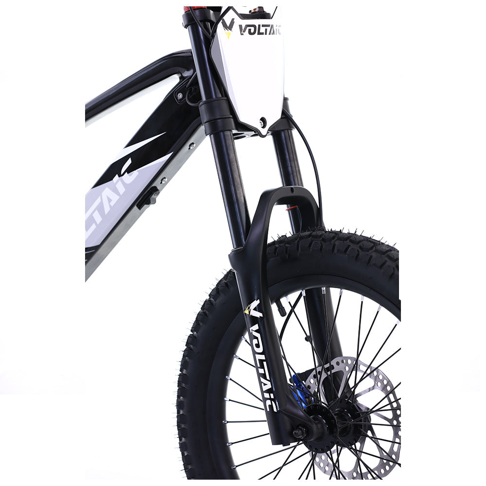 Voltaic Youth Electric Dirt Bike 20'' Flying Fox Black - REVRides