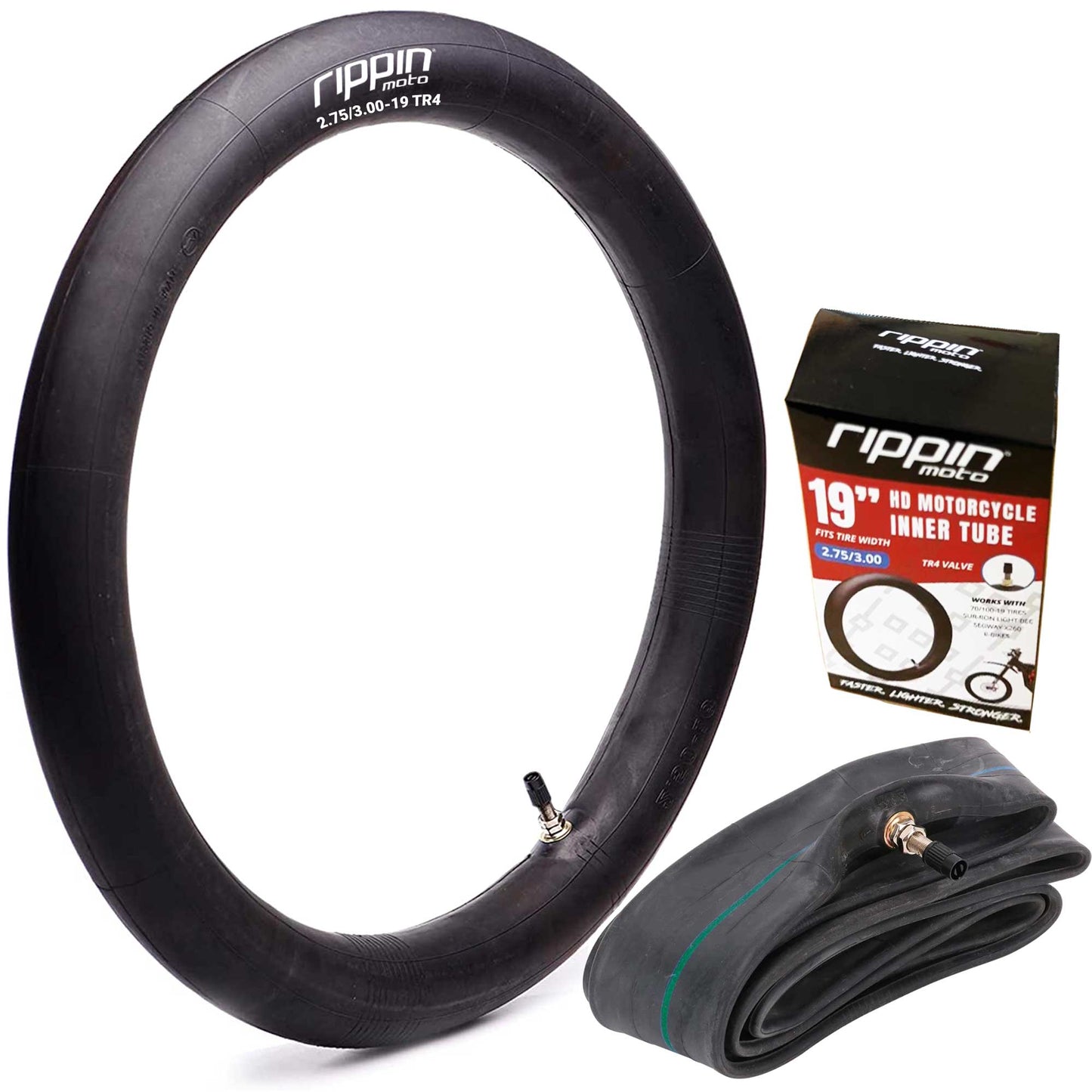 Rippin Moto 2.75/3.00-19 (70/100-19) Heavy Duty Motorcycle & E-Moto Inner Tube (For Surron & Talaria) - REVRides