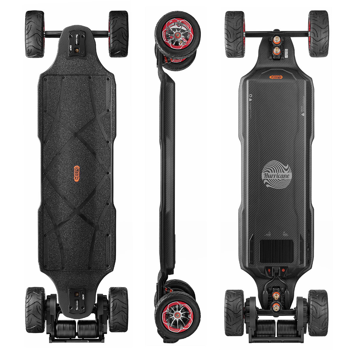 MEEPO Vader - Hurricane Carbon Electric Skateboard - REVRides